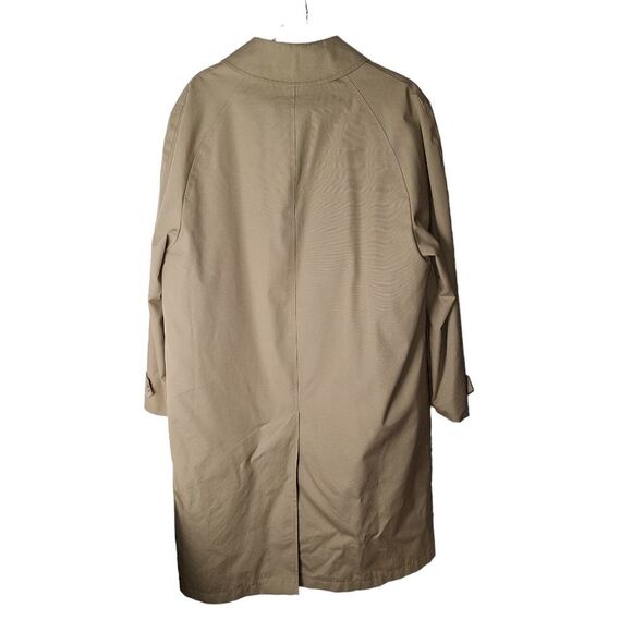 Misty Harbor Vintage Water Resistant Removable Faux Fur Lining Trench‎ Coat 42R - Picture 2 of 16